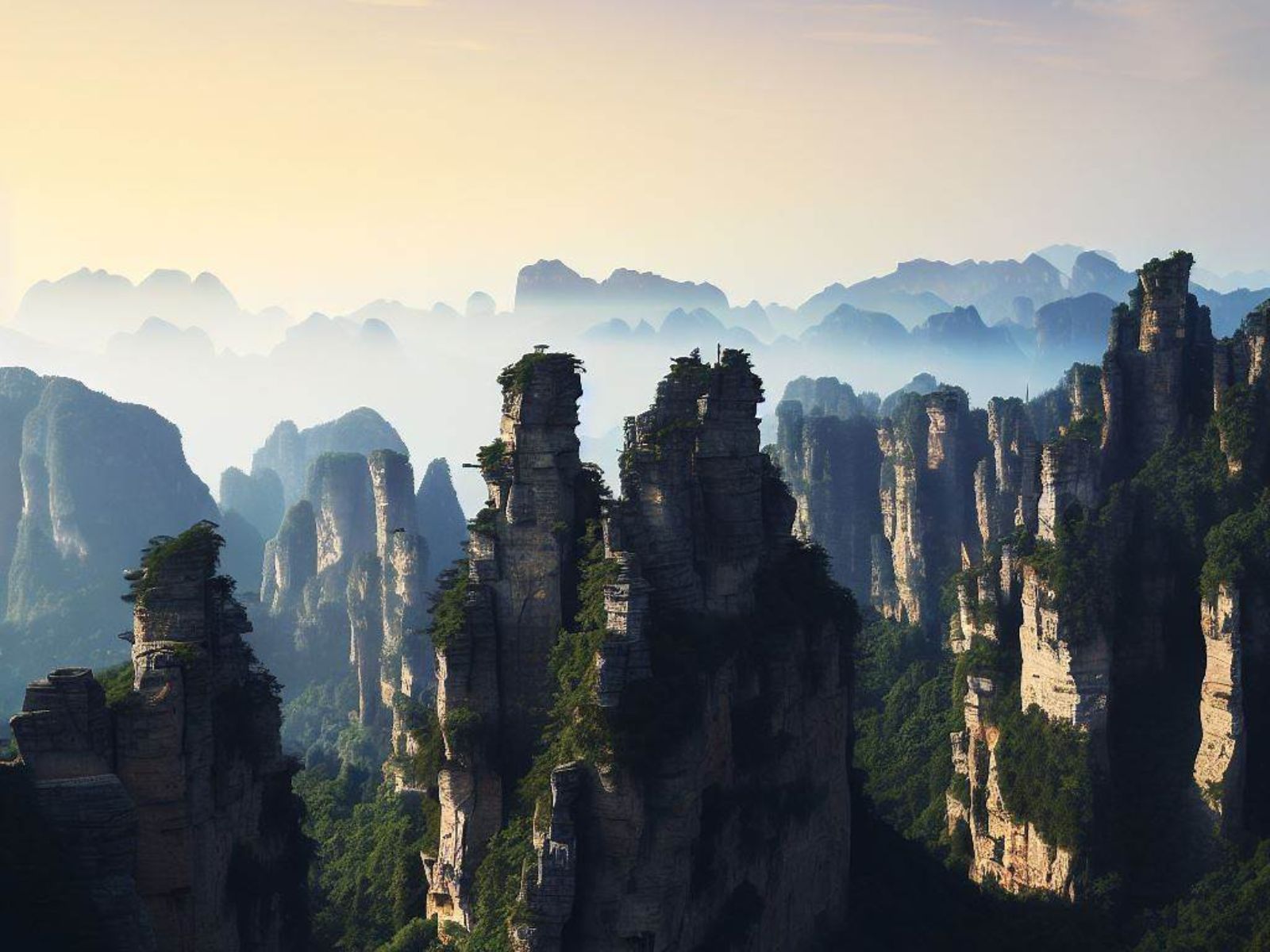 Tianzi Mountains (China)