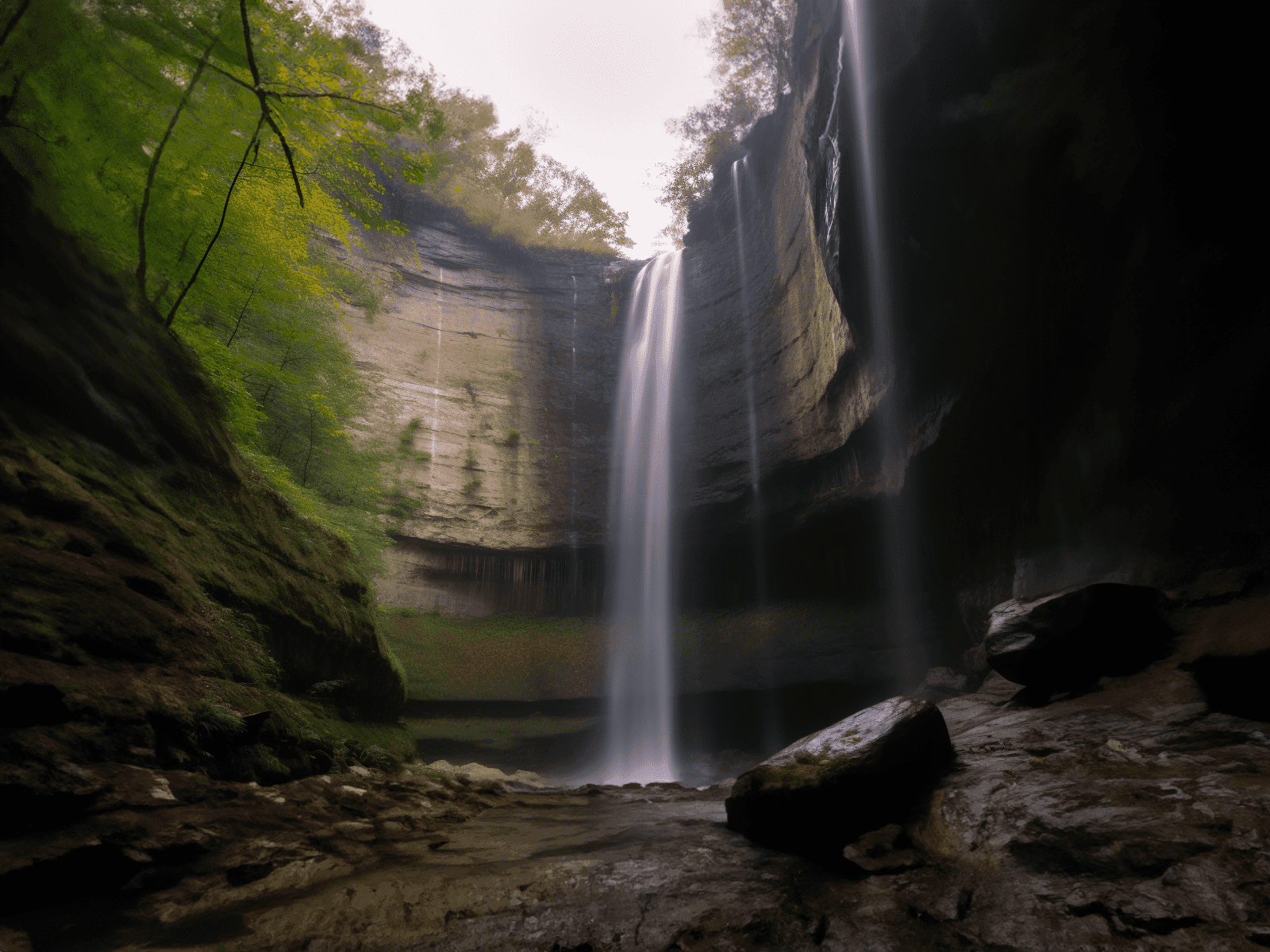 Mysterious caves, canyons and waterfalls